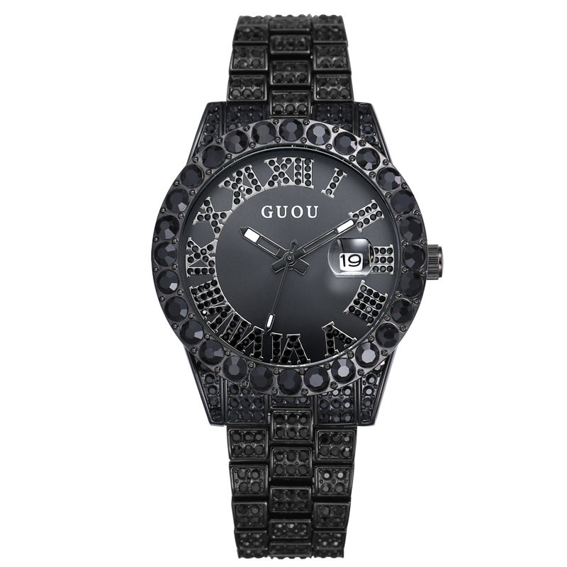 Shiny Diamond Waterproof Quartz Watch