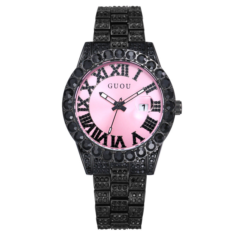 Shiny Diamond Waterproof Quartz Watch