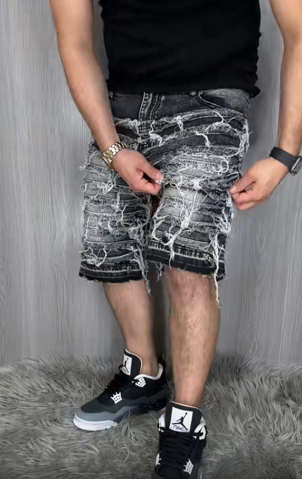 Hip Hop Retro Denim Shorts