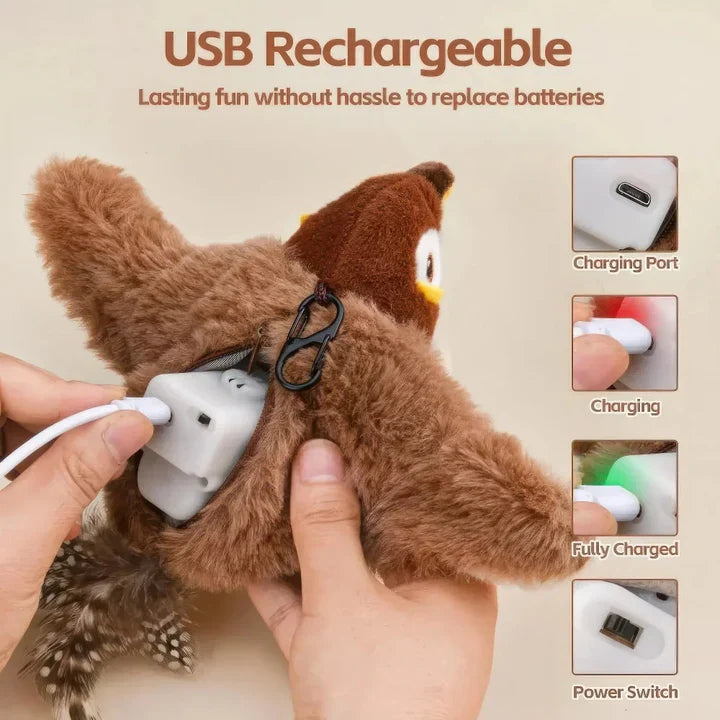 Simulation Flappy Bird Cat Hunting Toy