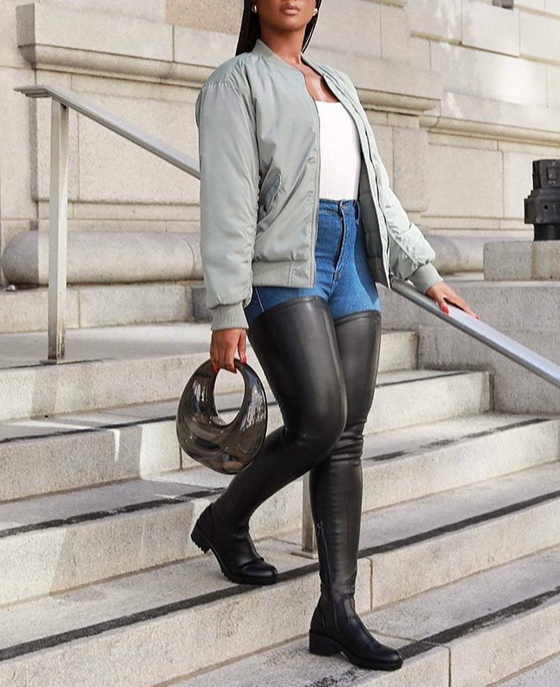 Surgical Thigh High Stretch Boots