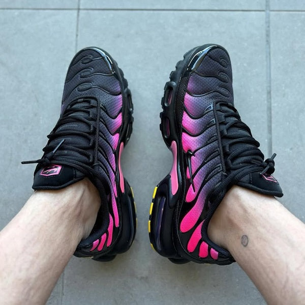 Purple and Pink Air Cushion Running Shoes