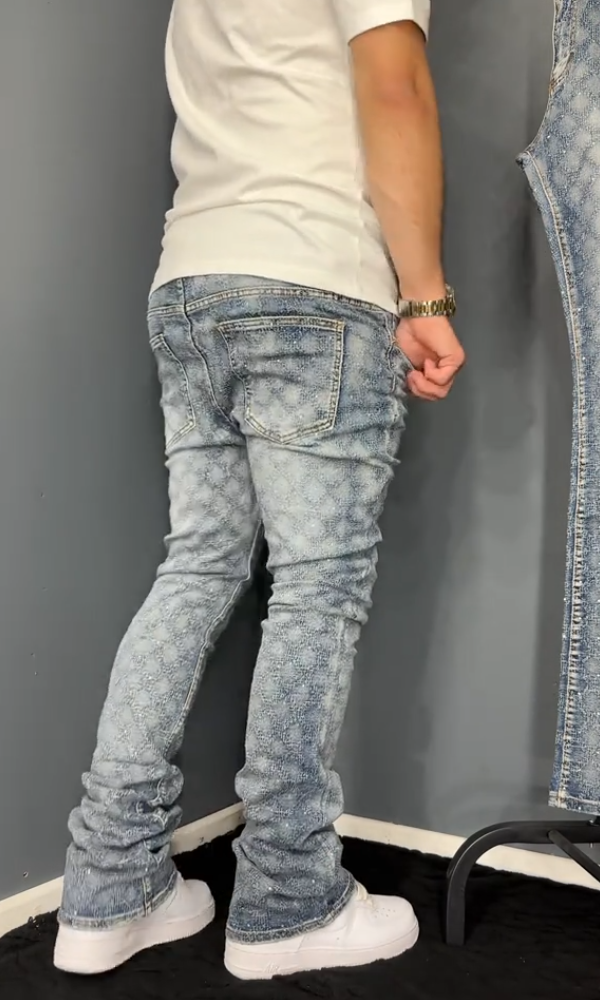 Trendy Stretch Pearl Men's Jeans