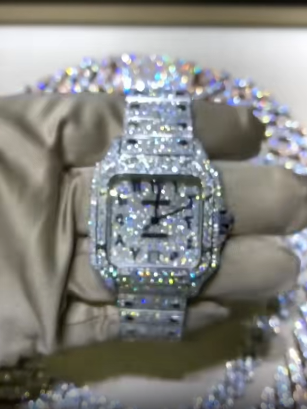 Ice Crystal Flash Diamond Watch