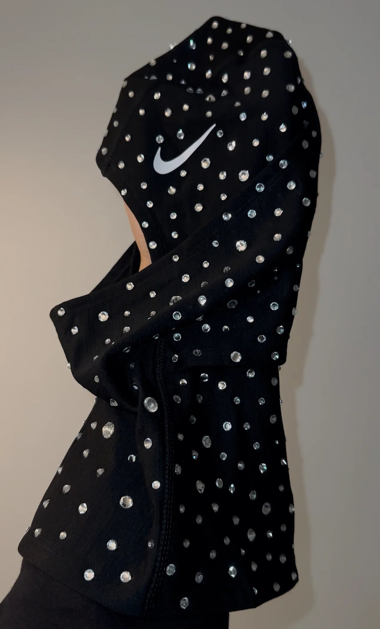 Sequined Beaded Hooded Mask