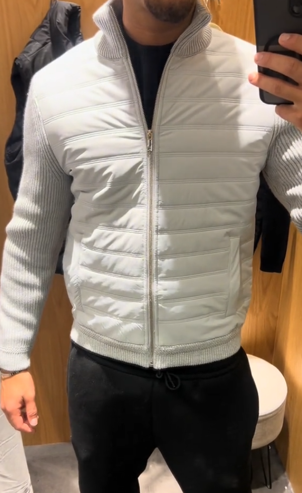 Men's Rib-Knit Jacket