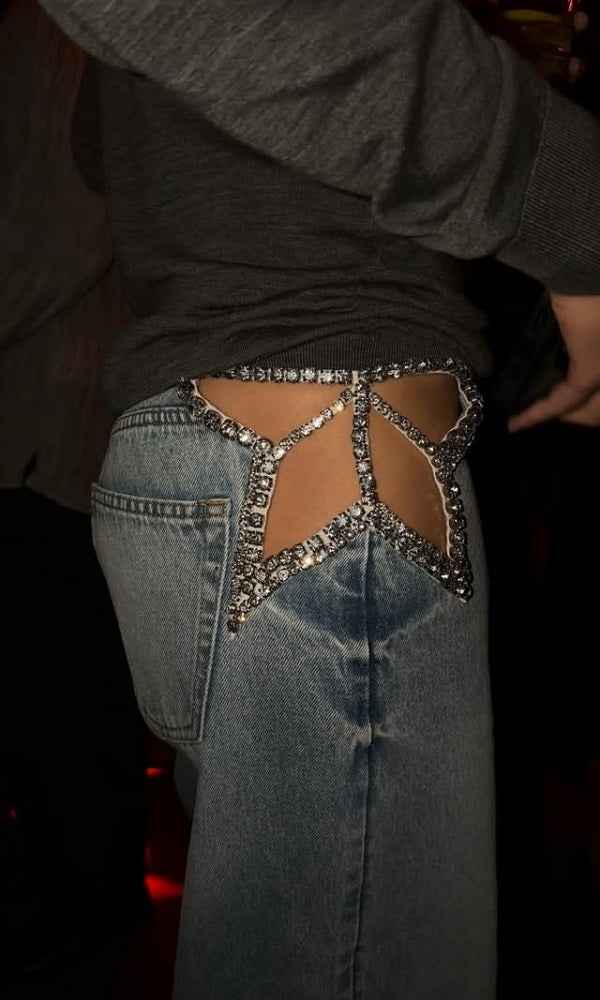 Women's Crystal Star Jeans