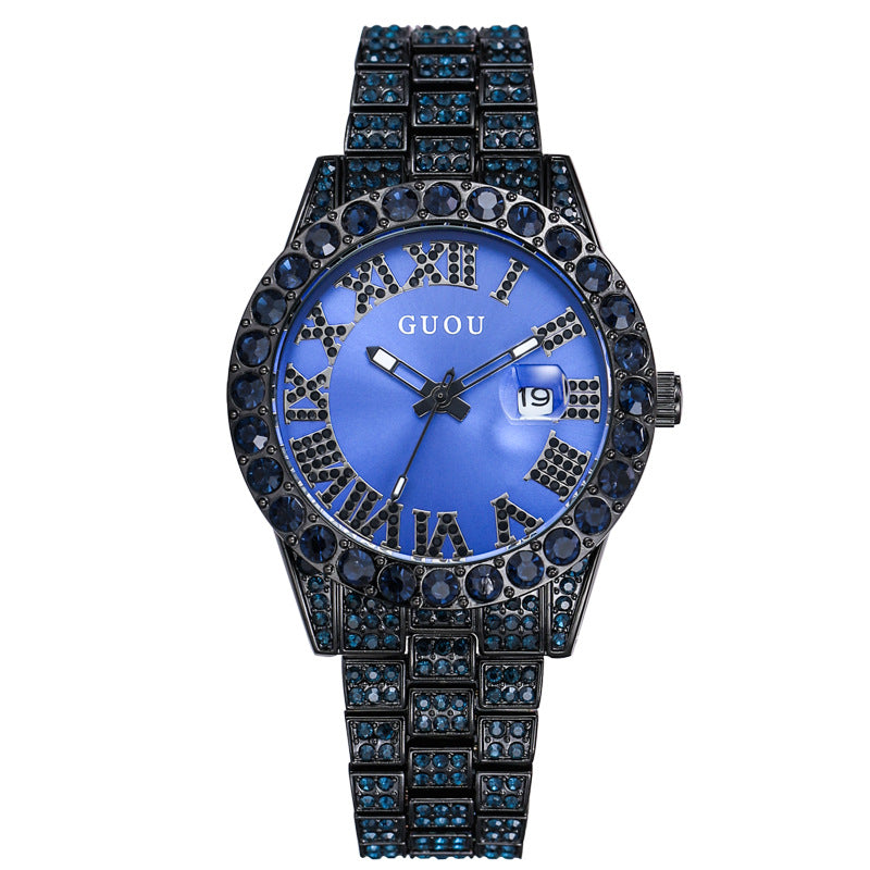 Shiny Diamond Waterproof Quartz Watch