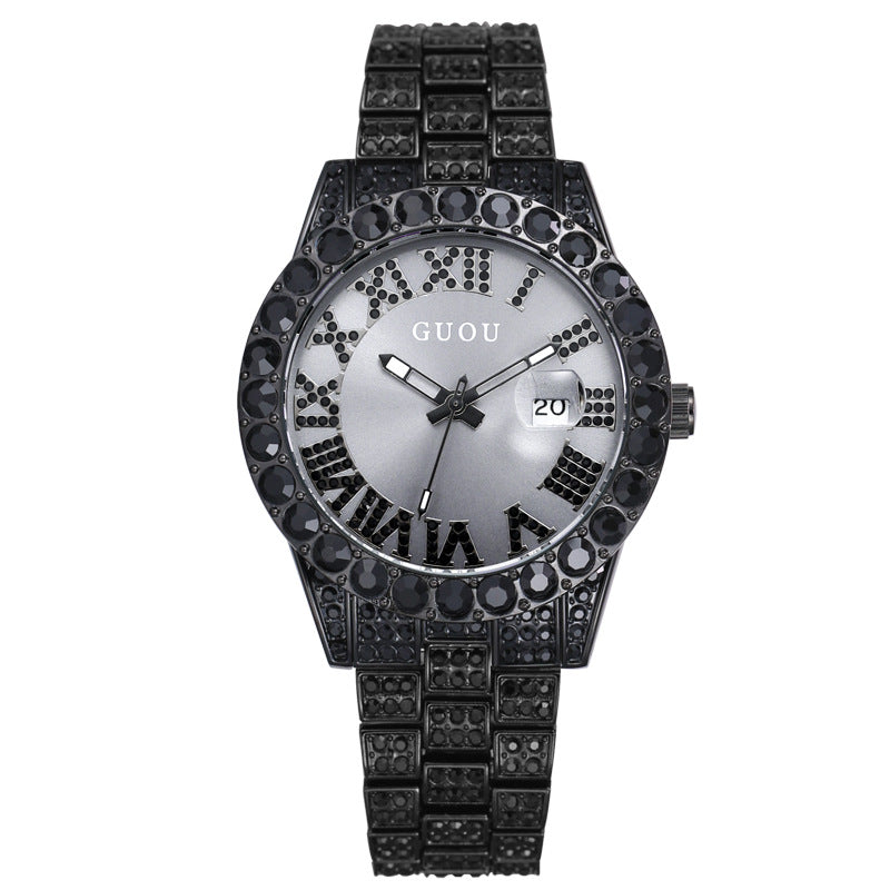 Shiny Diamond Waterproof Quartz Watch