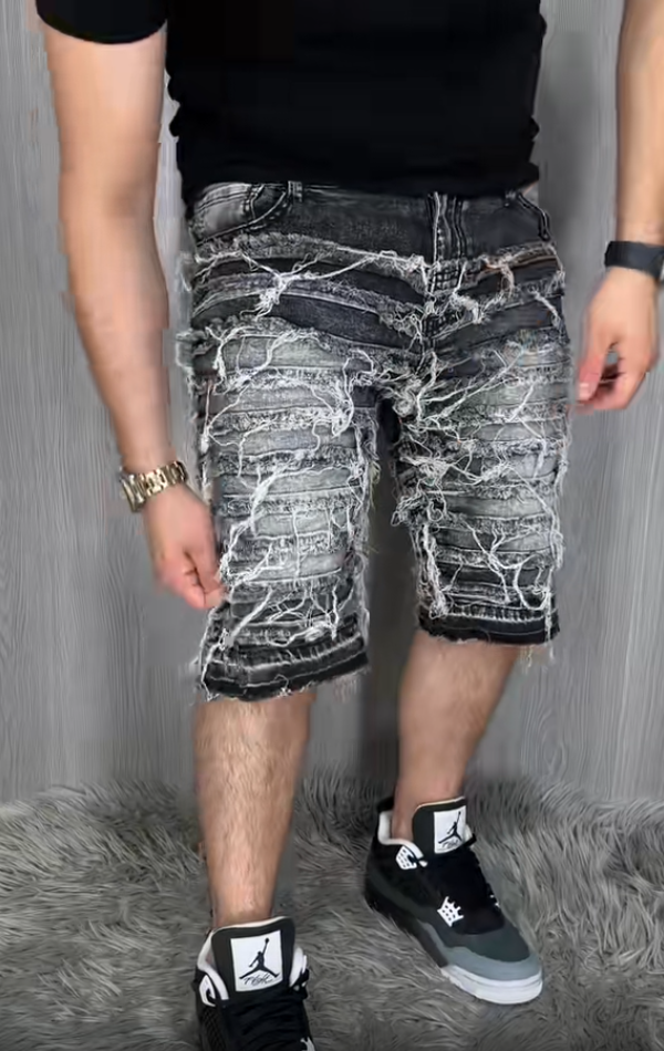 Hip Hop Retro Denim Shorts