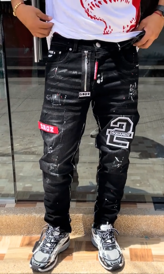 Men's Hip-hop Street Fashion Casual Jeans