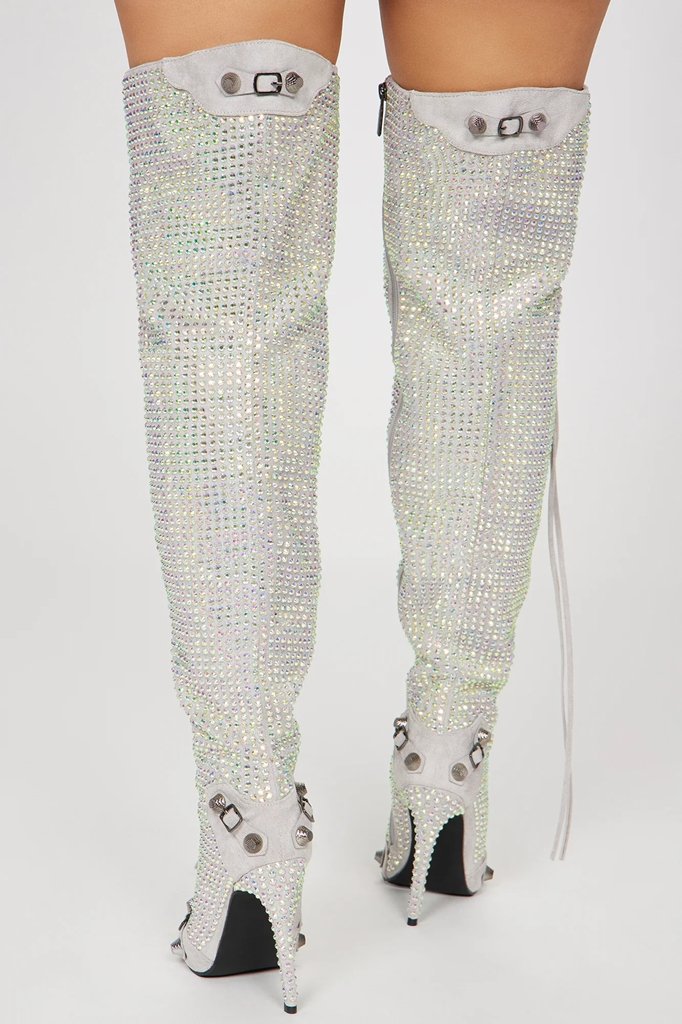 Starry Nights Knee High Heeled Boots