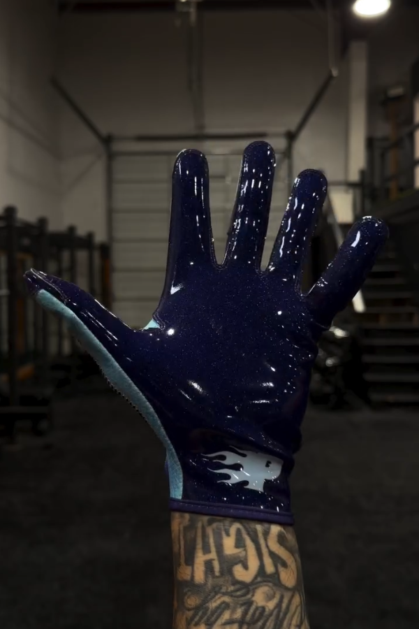 Trendy Black Flame Gloves