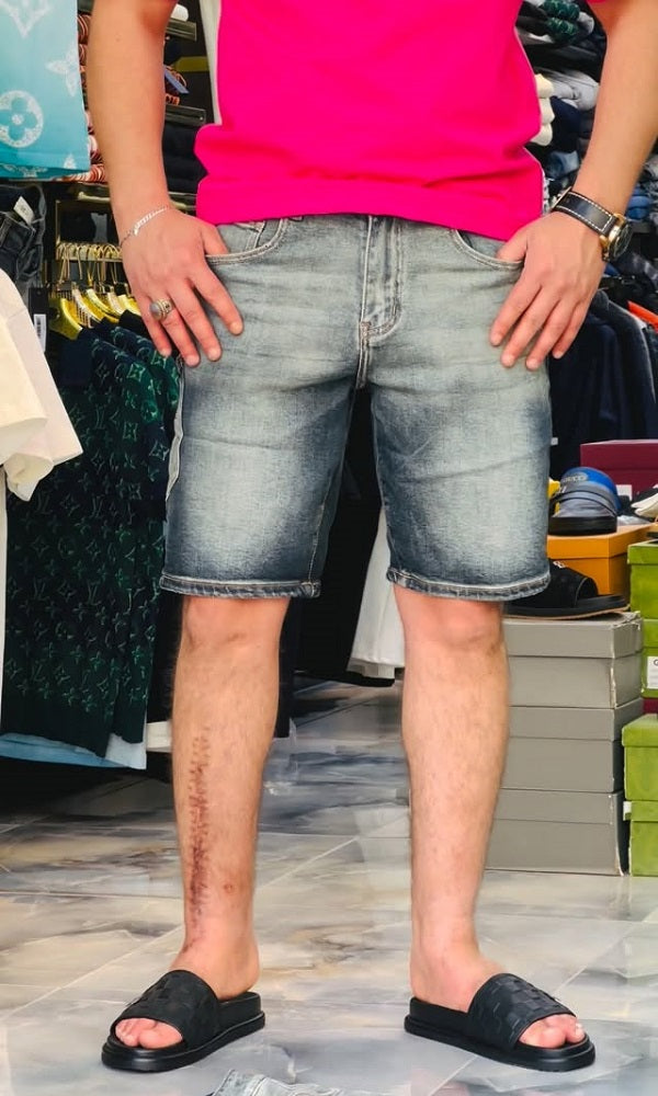 Men's Versatile Denim Shorts