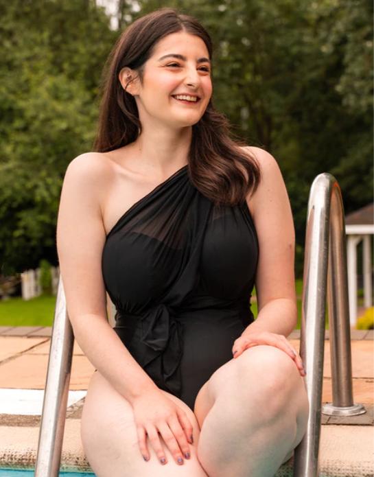 Wrapsody Bandeau Swimsuit Black