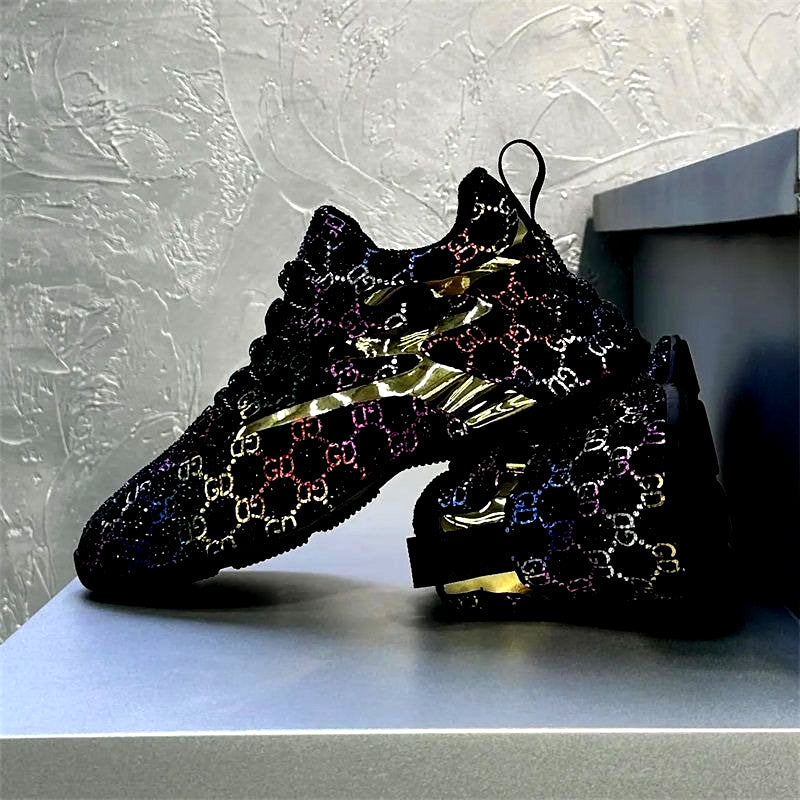 Couples' Trendy Rhinestone Casual Shoes