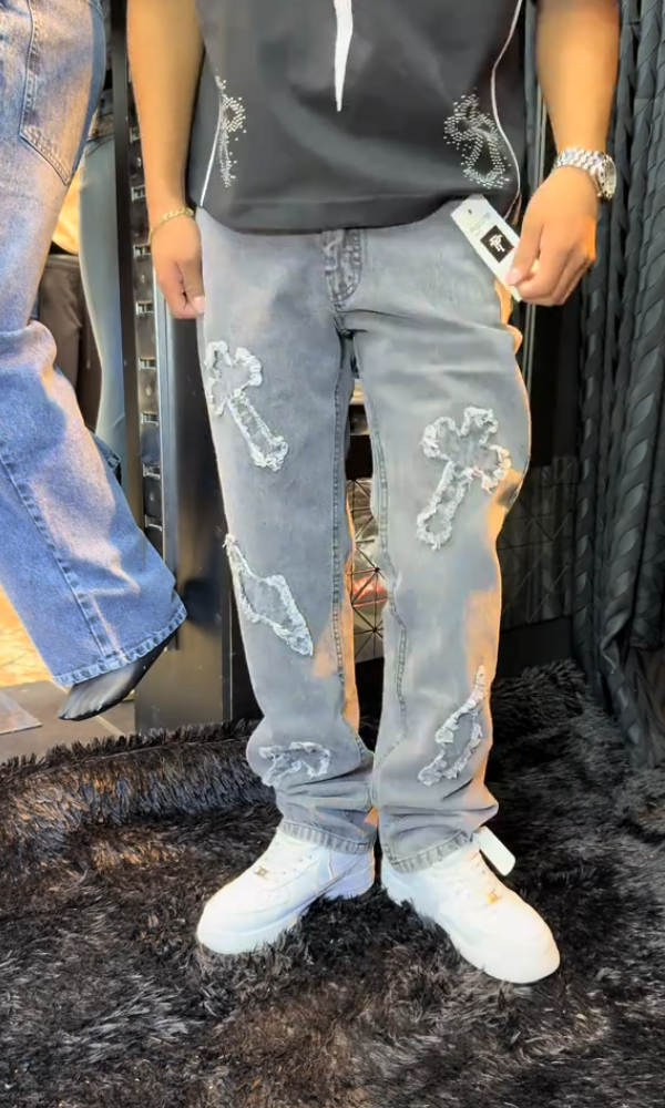 Men's Retro Casual Baggy Jeans