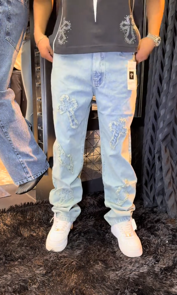 Men's Retro Casual Baggy Jeans