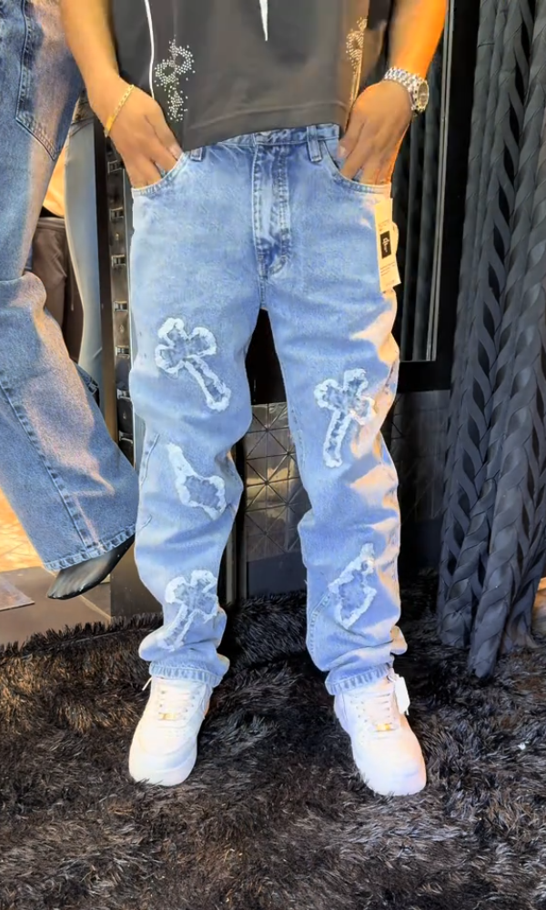 Men's Retro Casual Baggy Jeans